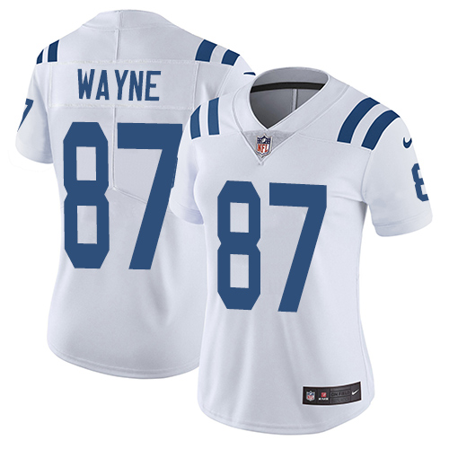 Indianapolis Colts 87 Limited Reggie Wayne White Nike NFL Road Women Vapor Untouchable jerseys